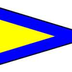 FIRST SUBSTITUTE FLAG 2-2/3' * 5-1/3'