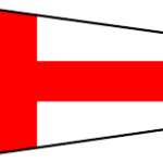 NO. 8 FLAG 2-2/3' * 9'