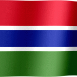 GAMBIA FLAG